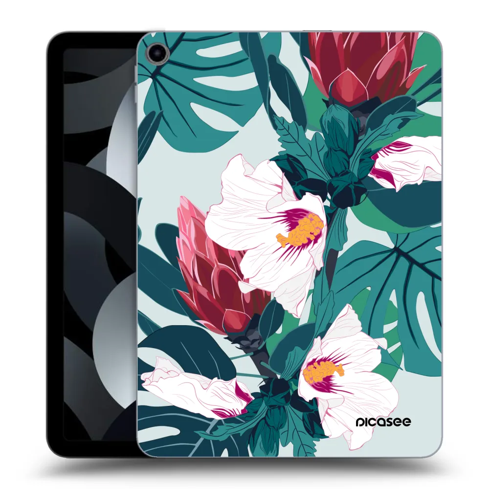 Picasee silikonový průhledný obal pro Apple iPad Air 5 10.9" 2022 - Rhododendron