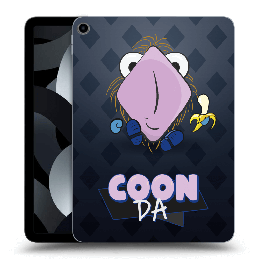Picasee silikonový průhledný obal pro Apple iPad Air 5 10.9" 2022 - COONDA chlupatka - tmavá