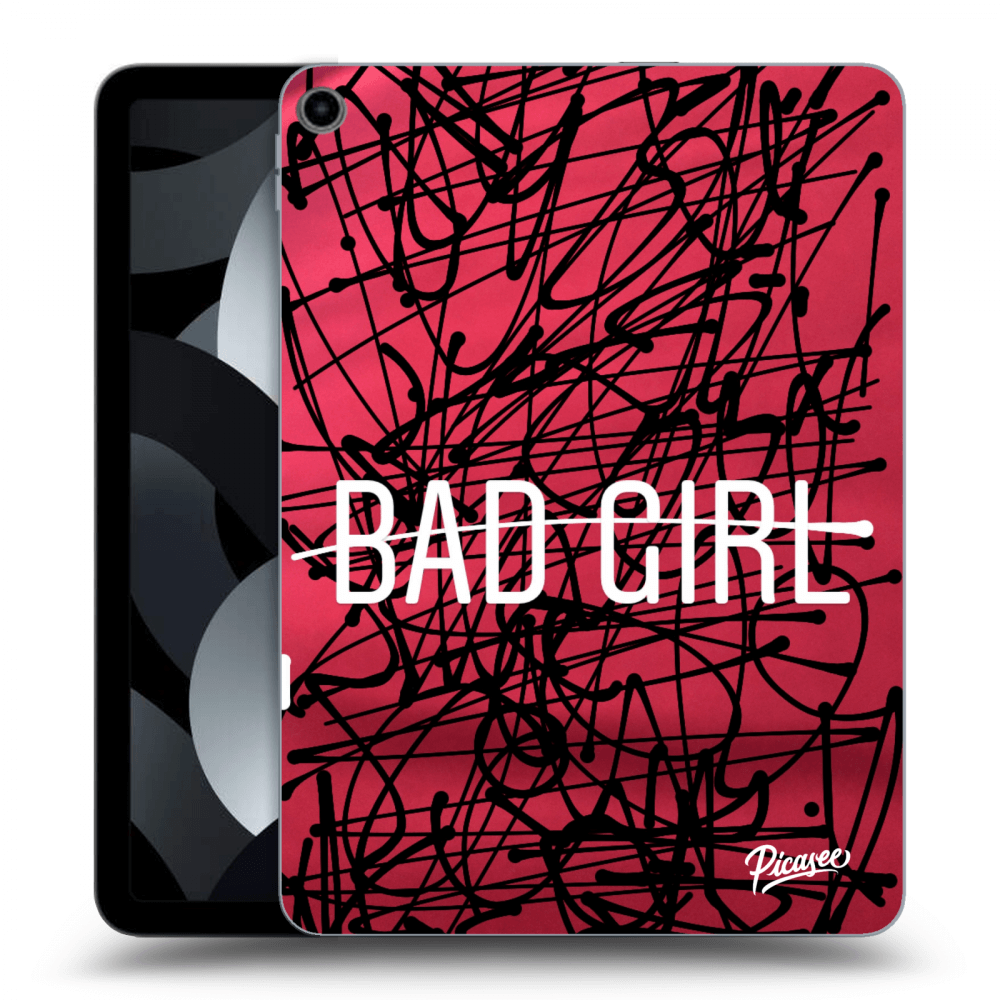 Picasee silikonový průhledný obal pro Apple iPad Air 5 10.9" 2022 - Bad girl