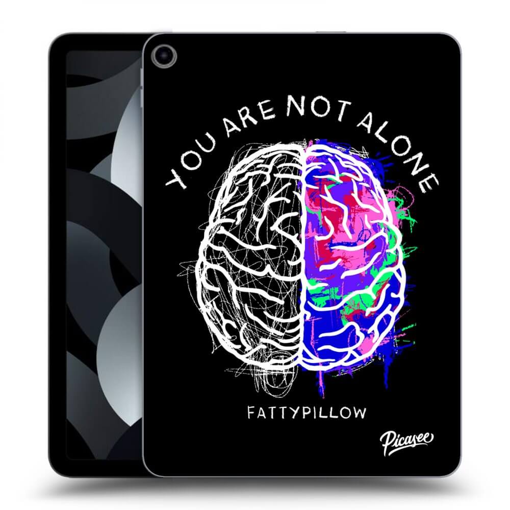 Picasee silikonový průhledný obal pro Apple iPad Air 5 10.9" 2022 - Brain - White
