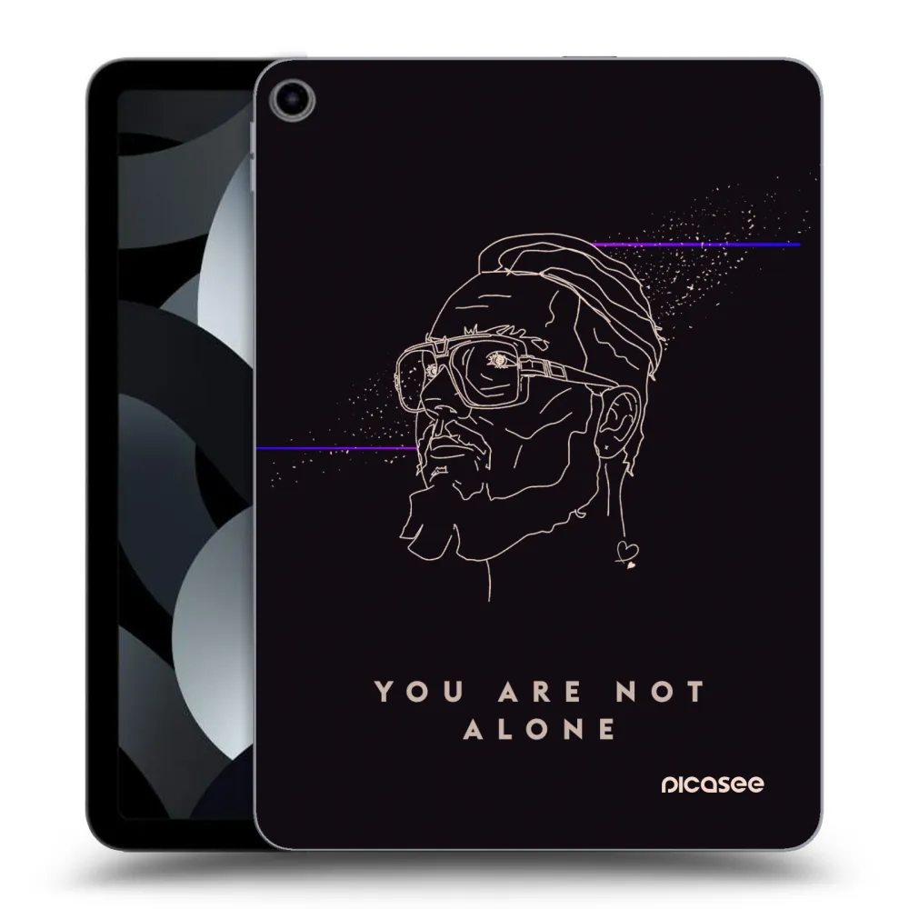 Picasee silikonový průhledný obal pro Apple iPad Air 5 10.9" 2022 - You are not alone