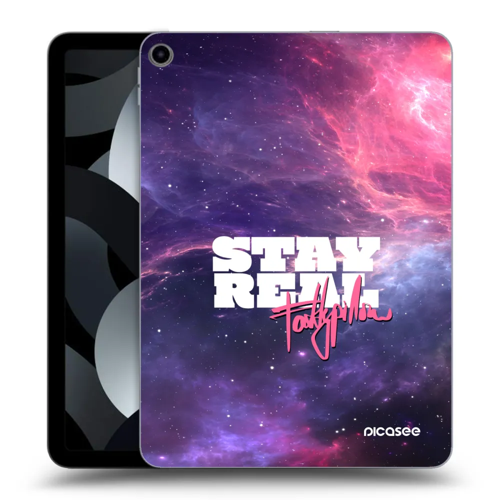 Picasee silikonový průhledný obal pro Apple iPad Air 5 10.9" 2022 - Stay Real