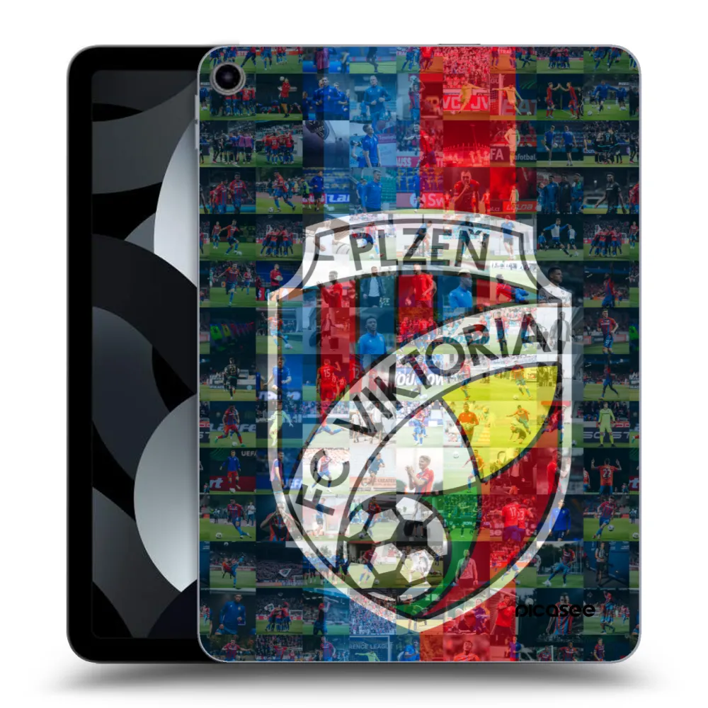 Picasee silikonový průhledný obal pro Apple iPad Air 5 10.9" 2022 - FC Viktoria Plzeň A