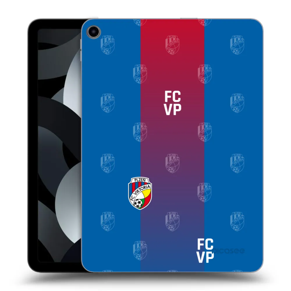 Picasee silikonový průhledný obal pro Apple iPad Air 5 10.9" 2022 - FC Viktoria Plzeň F
