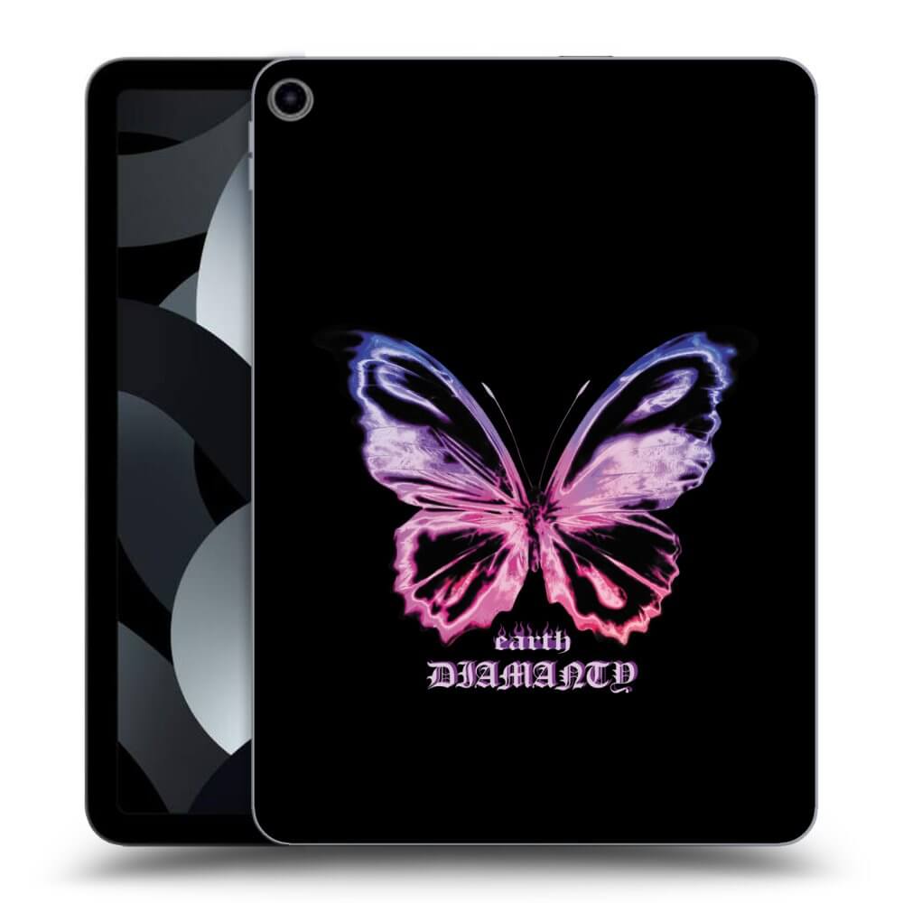 Picasee silikonový průhledný obal pro Apple iPad Air 5 10.9" 2022 - Diamanty Purple