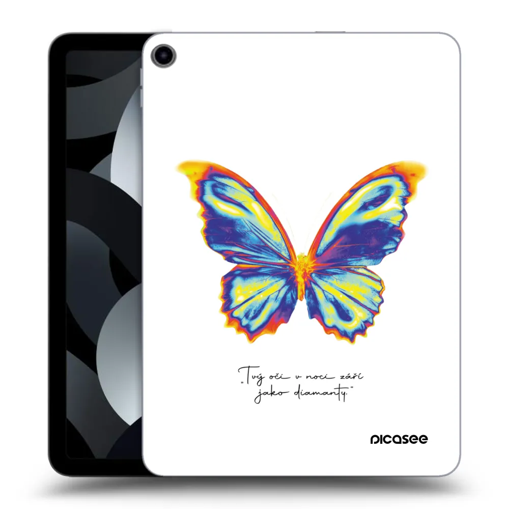 Picasee silikonový průhledný obal pro Apple iPad Air 5 10.9" 2022 - Diamanty White