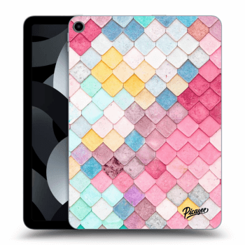 Picasee silikonový průhledný obal pro Apple iPad Air 5 10.9" 2022 - Colorful roof