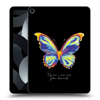 Picasee silikonový průhledný obal pro Apple iPad Air 5 10.9" 2022 - Diamanty Black