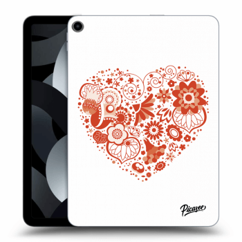 Picasee silikonový průhledný obal pro Apple iPad Air 5 10.9" 2022 - Big heart
