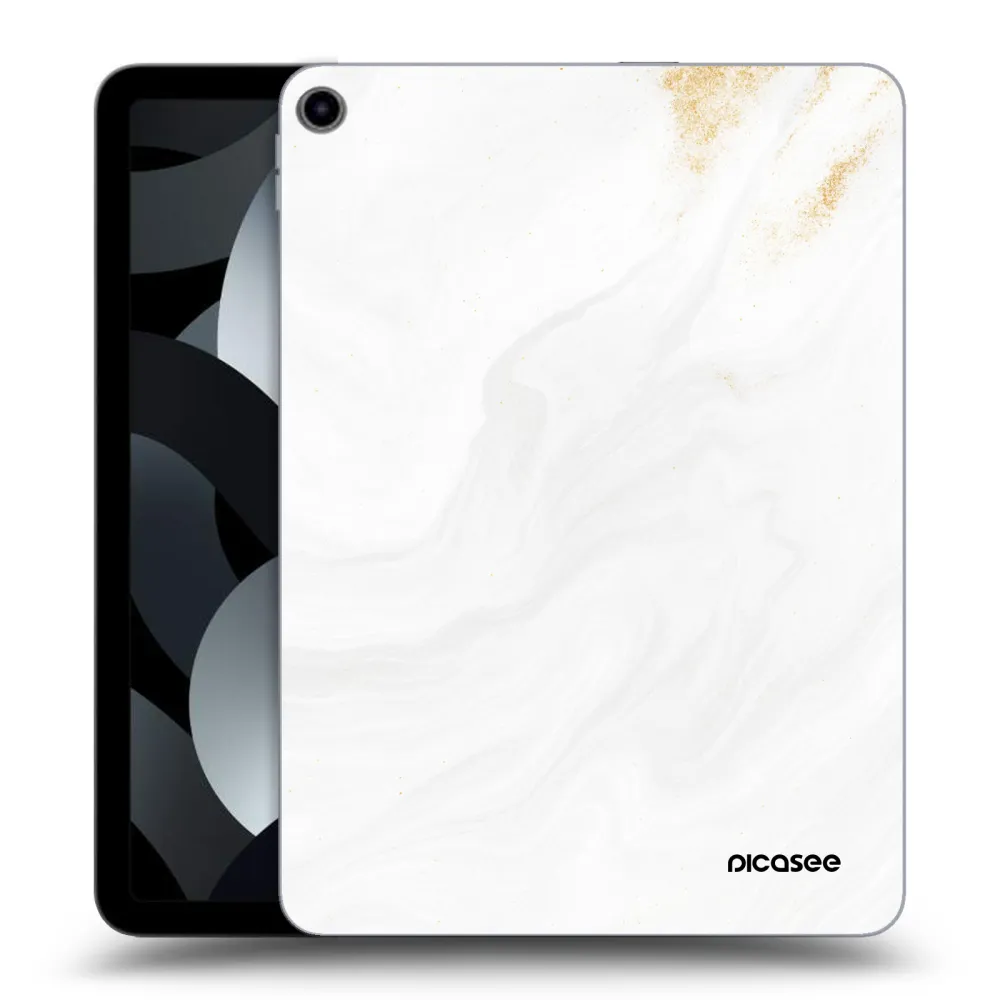 Picasee silikonový průhledný obal pro Apple iPad Air 5 10.9" 2022 - Bílá