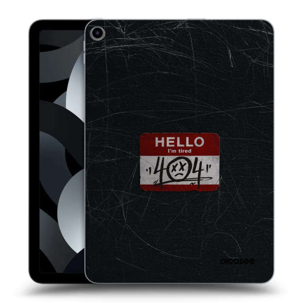 Picasee silikonový průhledný obal pro Apple iPad Air 5 10.9" 2022 - HELLO 404