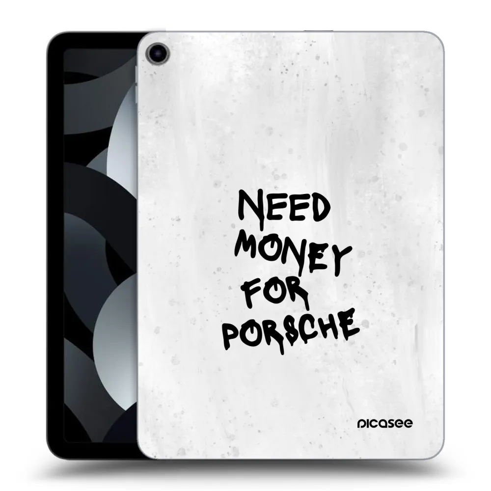 Picasee silikonový průhledný obal pro Apple iPad Air 5 10.9" 2022 - White Dollar