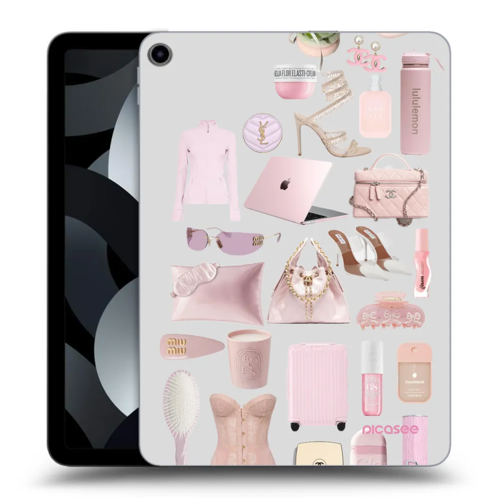 Picasee silikonový průhledný obal pro Apple iPad Air 5 10.9" 2022 - Glam Babe