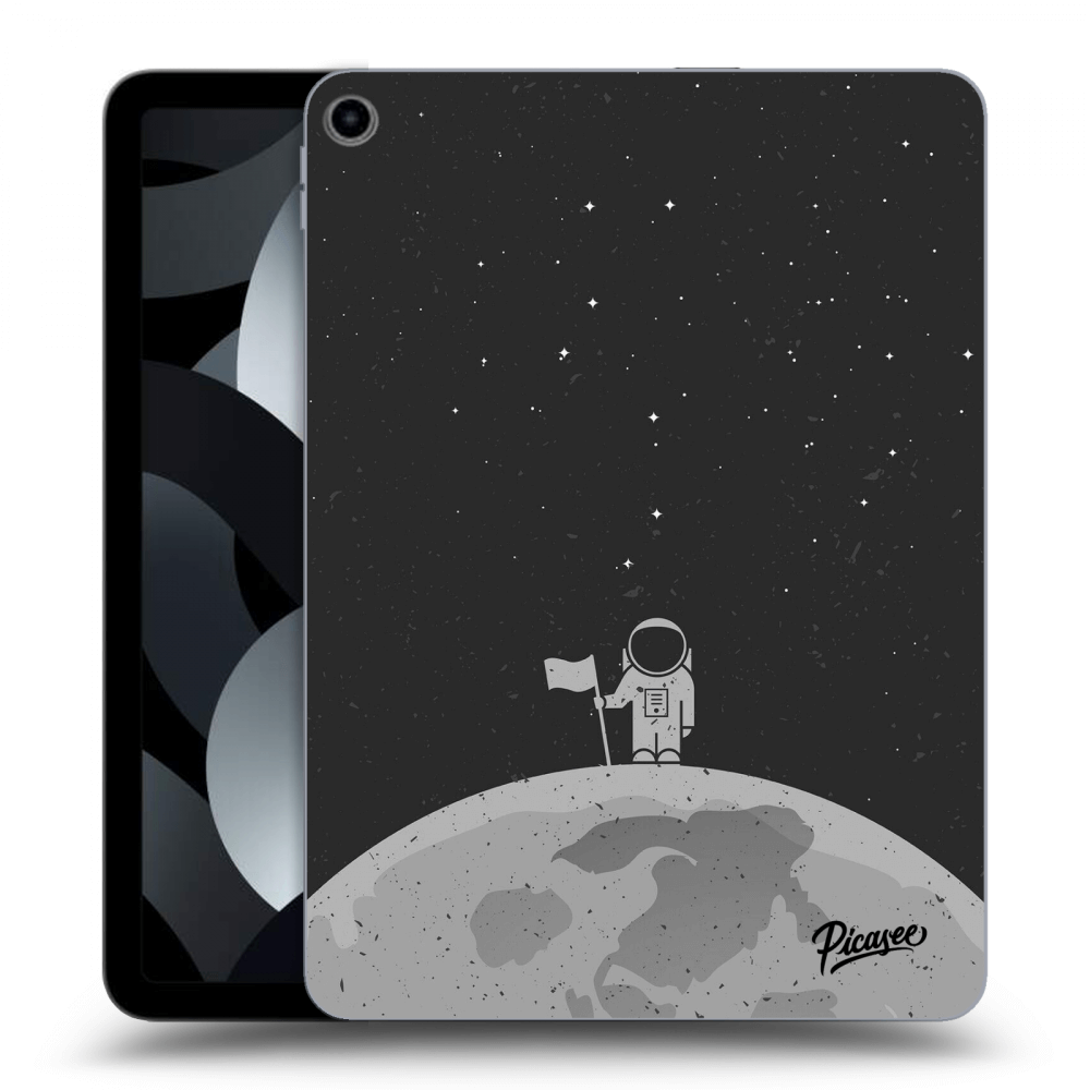 Picasee silikonový černý obal pro Apple iPad Air 5 10.9" 2022 - Astronaut
