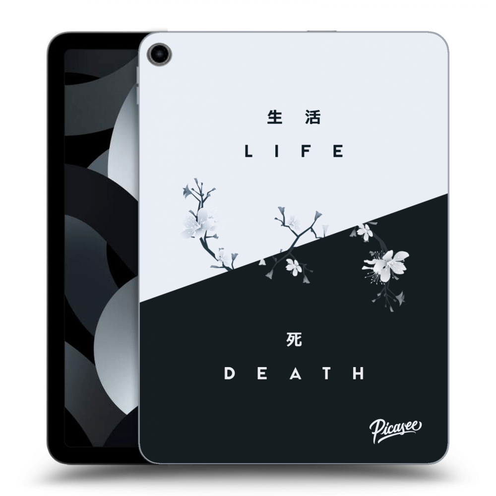 Picasee silikonový průhledný obal pro Apple iPad Air 5 10.9" 2022 - Life - Death