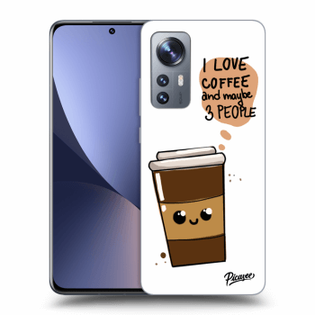 Picasee silikonový černý obal pro Xiaomi 12 - Cute coffee