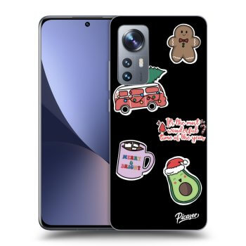 Obal pro Xiaomi 12 - Christmas Stickers