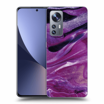 Obal pro Xiaomi 12 - Purple glitter