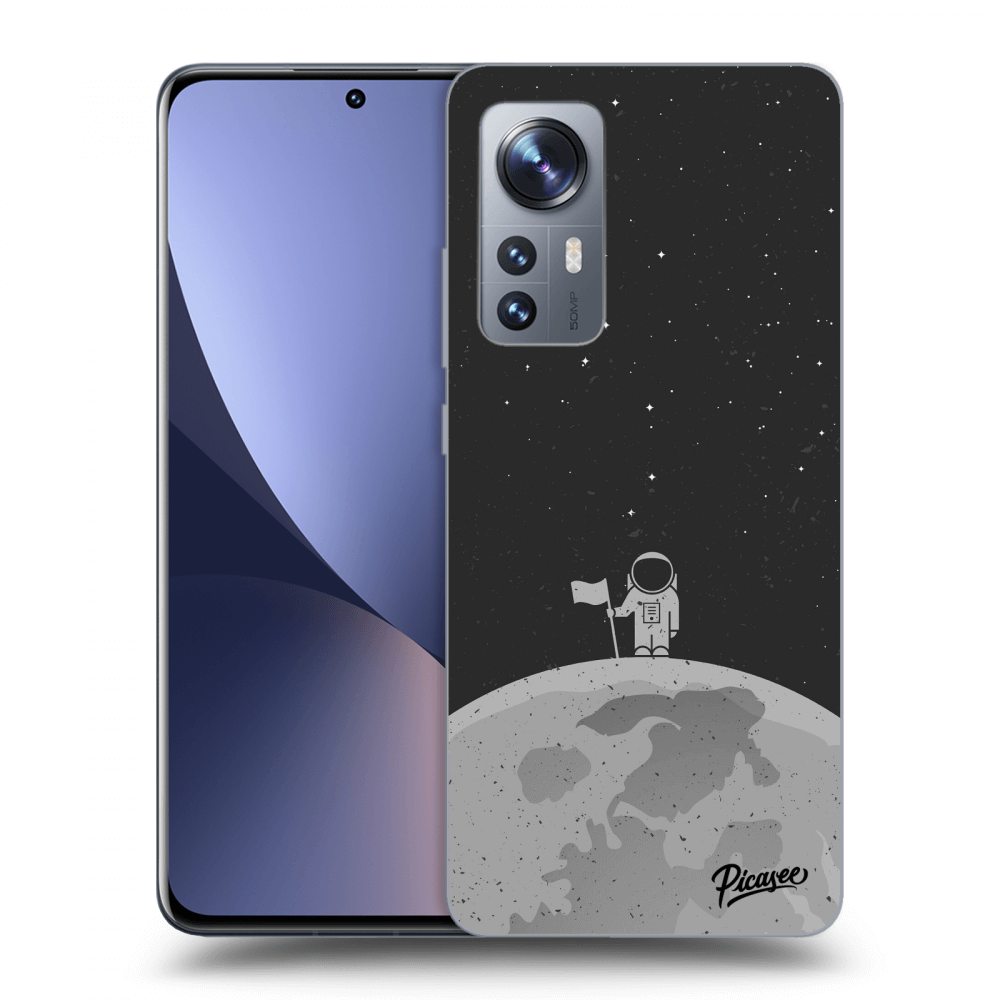 Picasee silikonový černý obal pro Xiaomi 12 - Astronaut