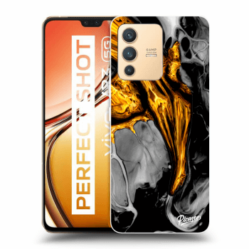 Picasee ULTIMATE CASE pro Vivo V23 5G - Black Gold