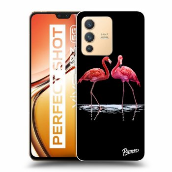 Obal pro Vivo V23 5G - Flamingos couple