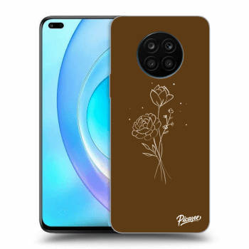 Picasee ULTIMATE CASE pro Honor 50 Lite - Brown flowers