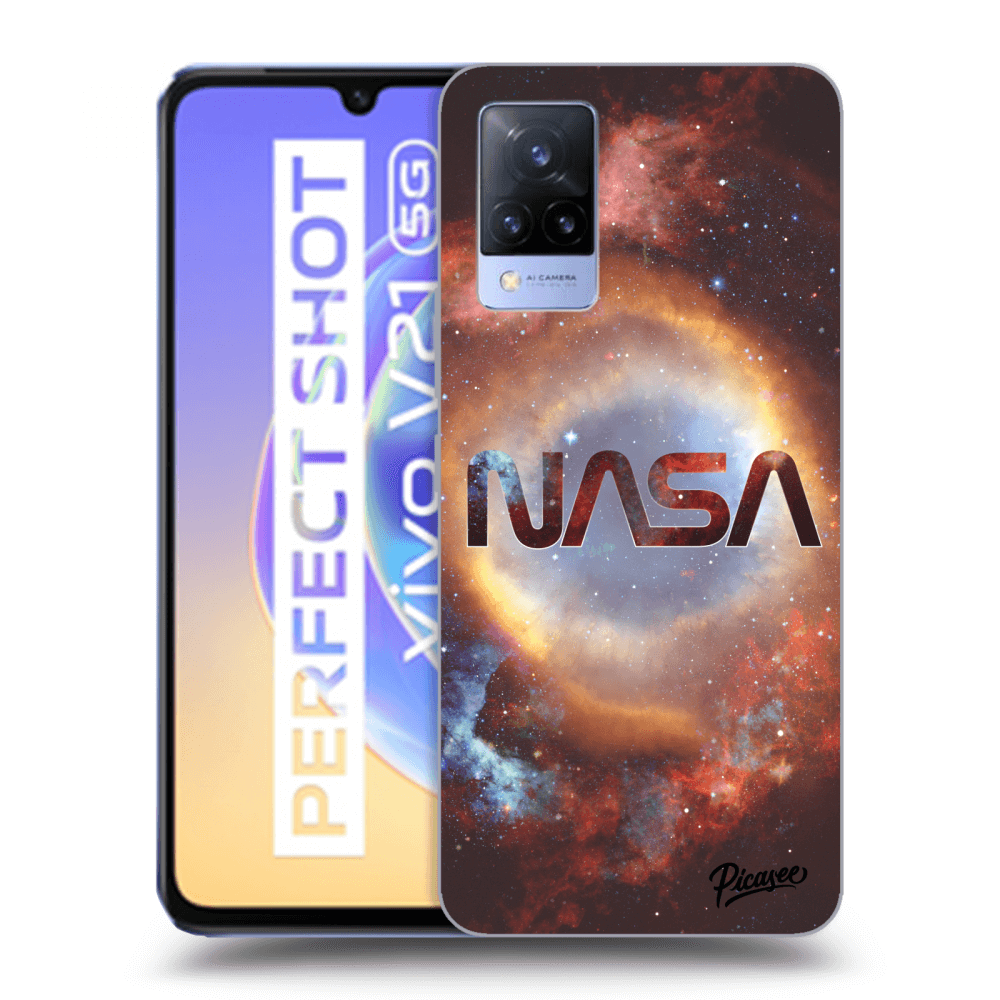 Picasee silikonový průhledný obal pro Vivo V21 5G - Nebula