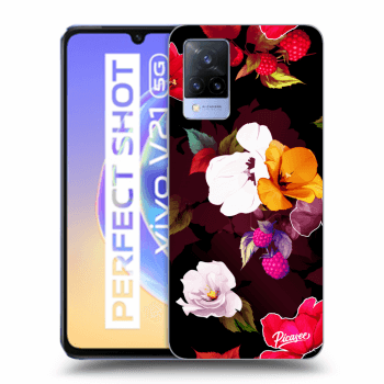 Picasee ULTIMATE CASE pro Vivo V21 5G - Flowers and Berries