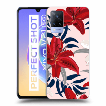 Picasee ULTIMATE CASE pro Vivo V21 5G - Red Lily