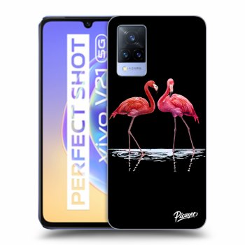 Obal pro Vivo V21 5G - Flamingos couple