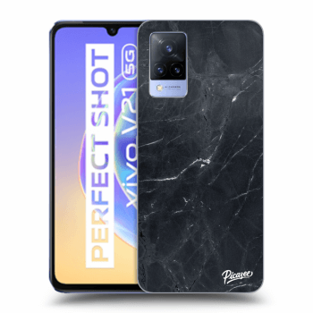 Obal pro Vivo V21 5G - Black marble