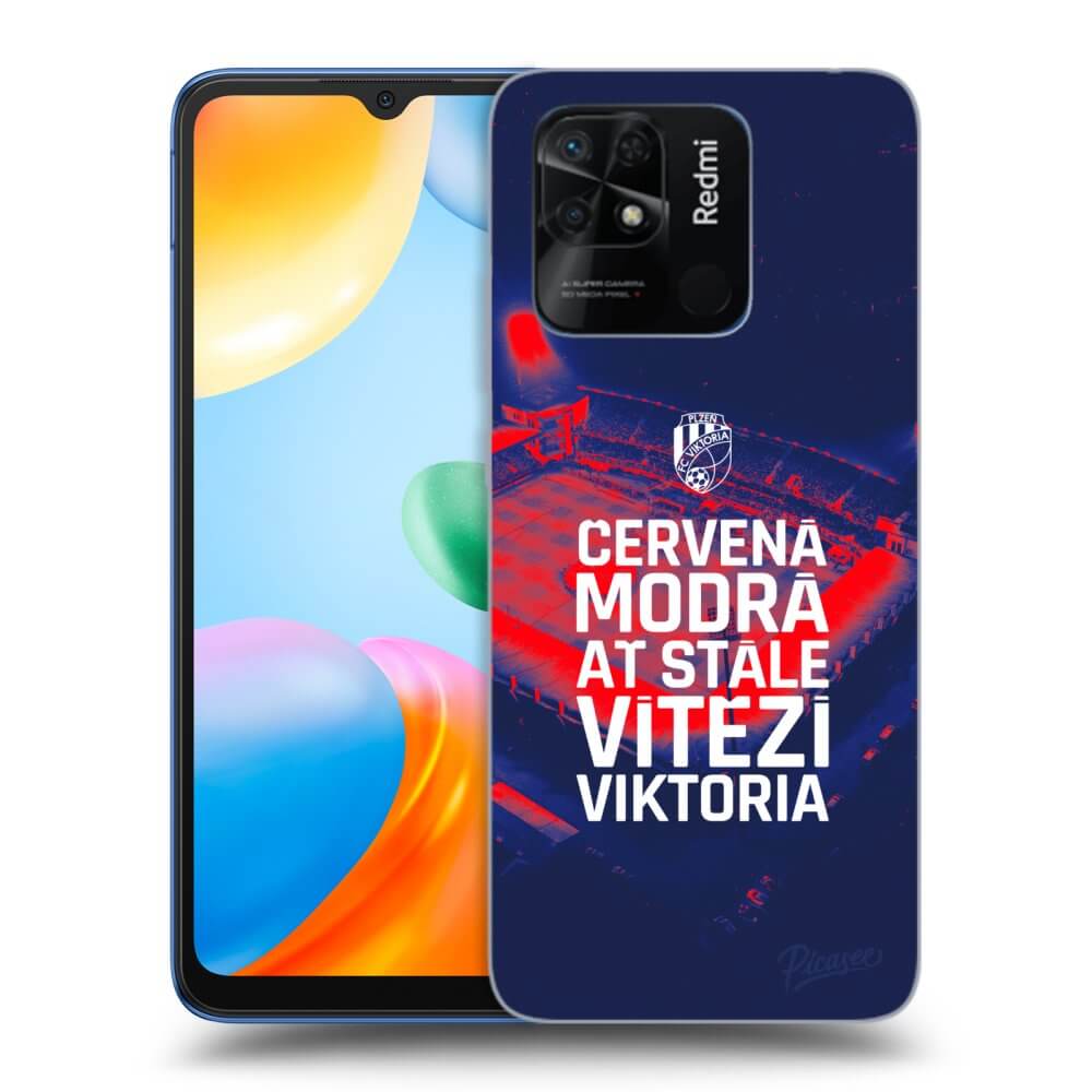 Picasee silikonový černý obal pro Xiaomi Redmi 10C - FC Viktoria Plzeň E