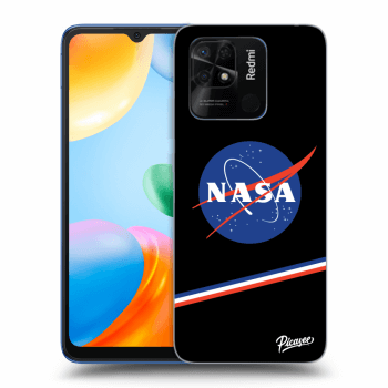 Picasee silikonový černý obal pro Xiaomi Redmi 10C - NASA Original
