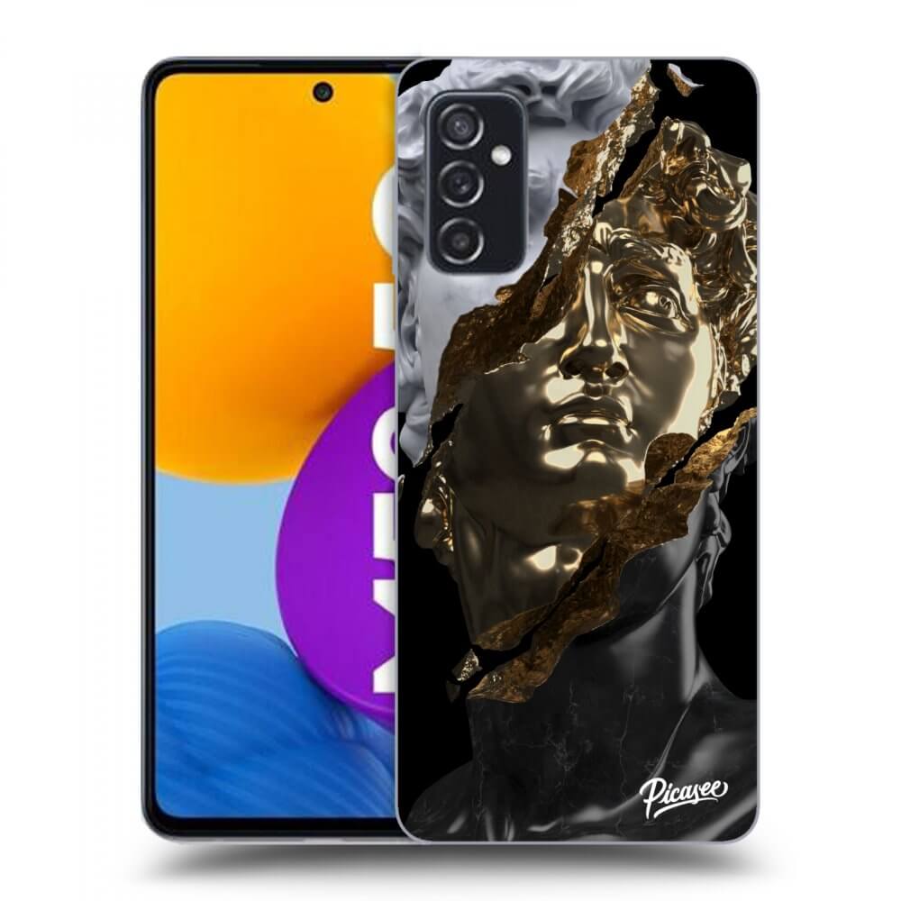 Picasee silikonový černý obal pro Samsung Galaxy M52 5G - Trigger