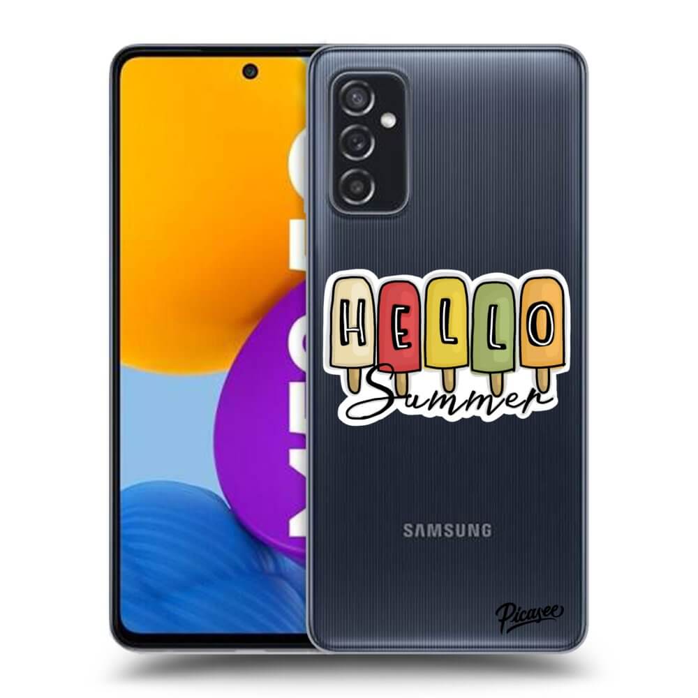 Picasee silikonový průhledný obal pro Samsung Galaxy M52 5G - Ice Cream