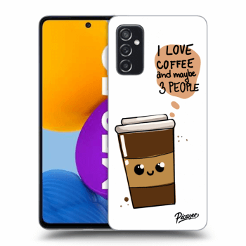 Obal pro Samsung Galaxy M52 5G - Cute coffee