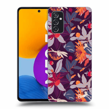 Obal pro Samsung Galaxy M52 5G - Purple Leaf