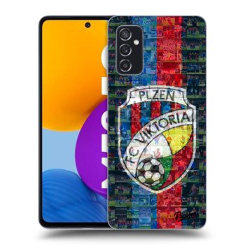 Picasee silikonový průhledný obal pro Samsung Galaxy M52 5G - FC Viktoria Plzeň A