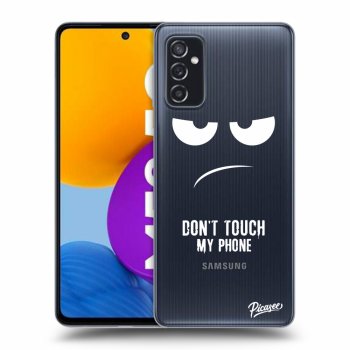Picasee silikonový průhledný obal pro Samsung Galaxy M52 5G - Don't Touch My Phone