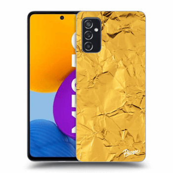 Picasee silikonový průhledný obal pro Samsung Galaxy M52 5G - Gold