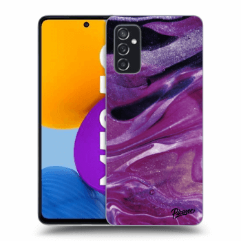 Obal pro Samsung Galaxy M52 5G - Purple glitter