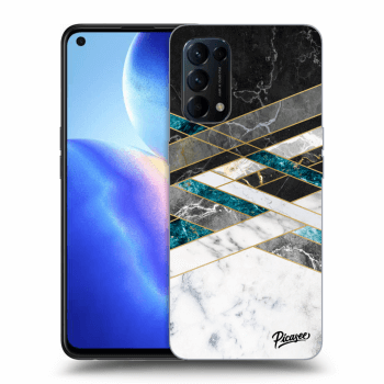 Obal pro OPPO Reno 5 5G - Black & White geometry