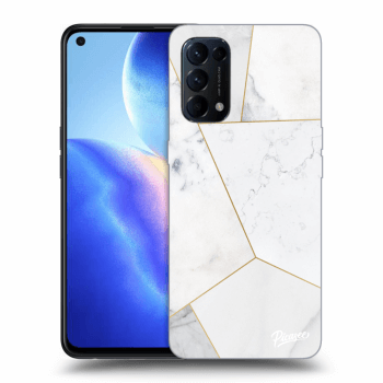 Obal pro OPPO Reno 5 5G - White tile