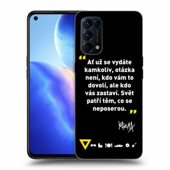 Obal pro OPPO Reno 5 5G - Kazma - SVĚT PATŘÍ TĚM, CO SE NEPOSEROU