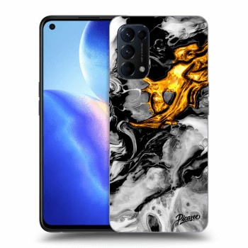 Obal pro OPPO Reno 5 5G - Black Gold 2