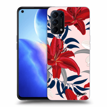 Obal pro OPPO Reno 5 5G - Red Lily