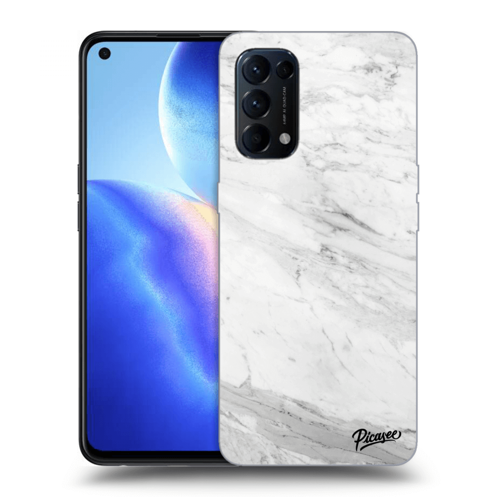 Picasee ULTIMATE CASE pro OPPO Reno 5 5G - White marble
