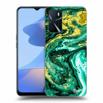 Obal pro OPPO A16 - Green Gold
