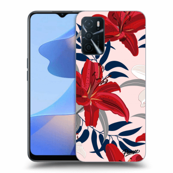 Obal pro OPPO A16 - Red Lily