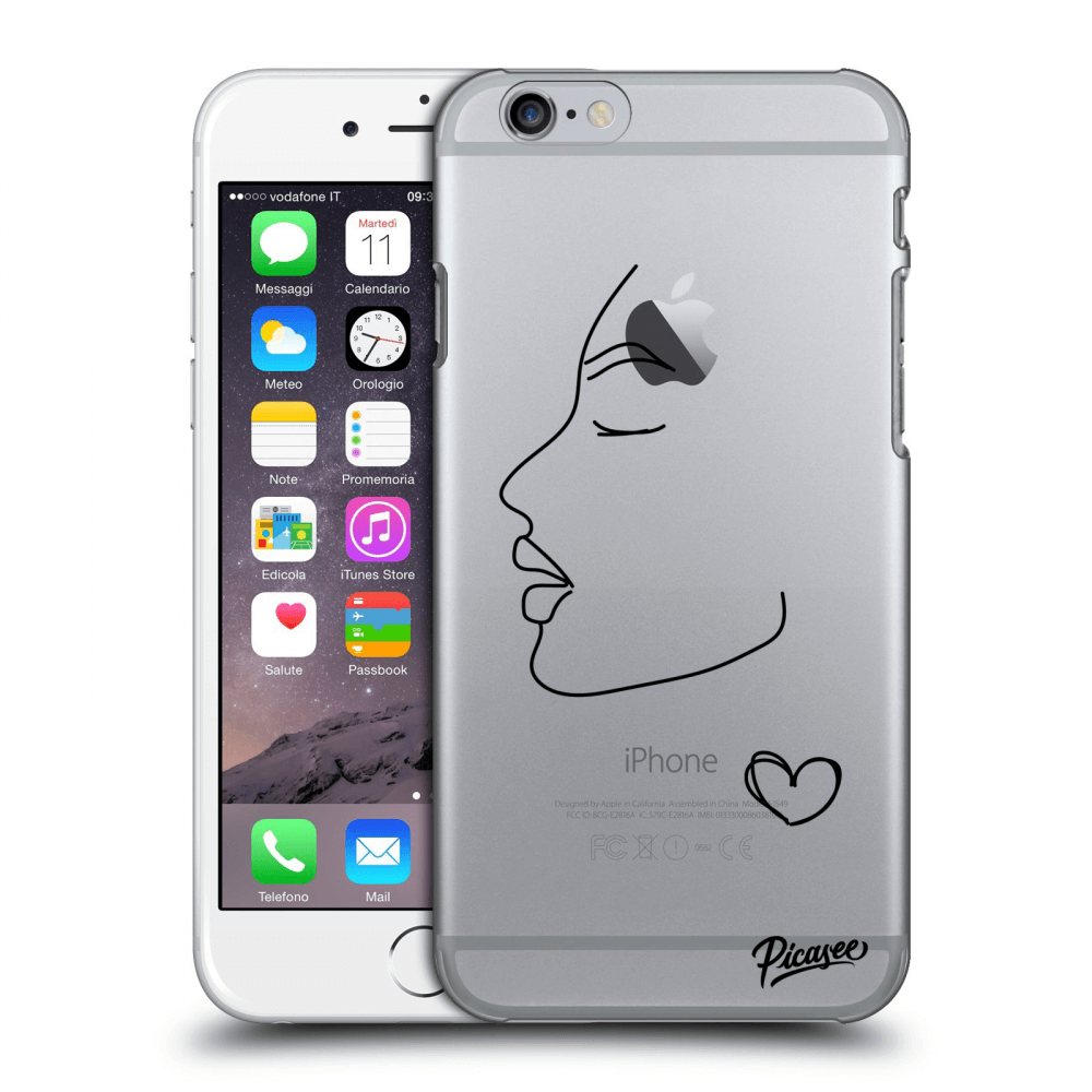 Picasee silikonový průhledný obal pro Apple iPhone 6/6S - Couple girl